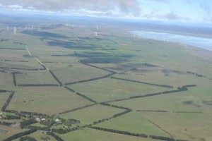 Farms, Wind-Farms and water in Lake George