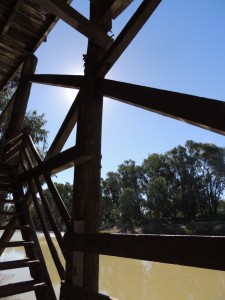 Bourke Wharf and the Darling River