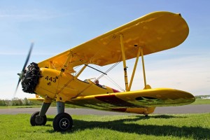 Engine runs for a Boeing Stearman nearing completion at Henstridge