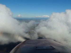 Playing with clouds - between