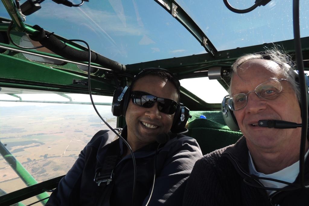 A first flight for Sanjay